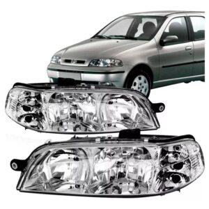 FAROL PALIO 2001 A 2003 CARCAÇA PRETA LD