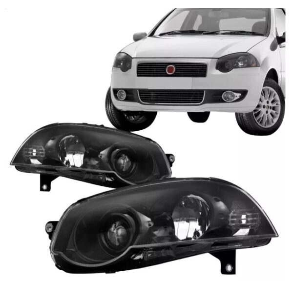 FAROL PALIO/SIENA G4 2008 A 2016 F.DUPLO NEGRO ARO PRETO LD