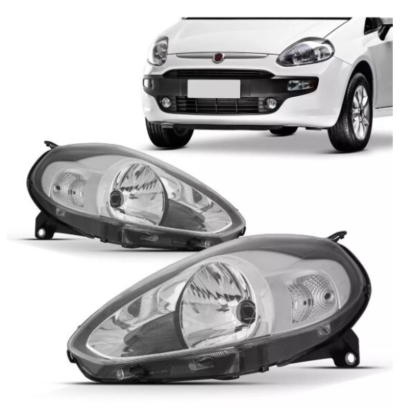 FAROL PUNTO 2012 A 2017 MASCARA CROMADA LE