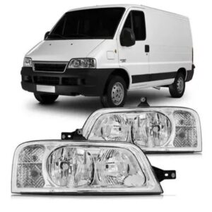 FAROL DUCATO 2005 A 2016 MASCARA CROMADA LE