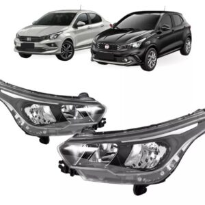 FAROL ARGO/CRONOS 2017 A 2024 M.NEGRA C/LED LE