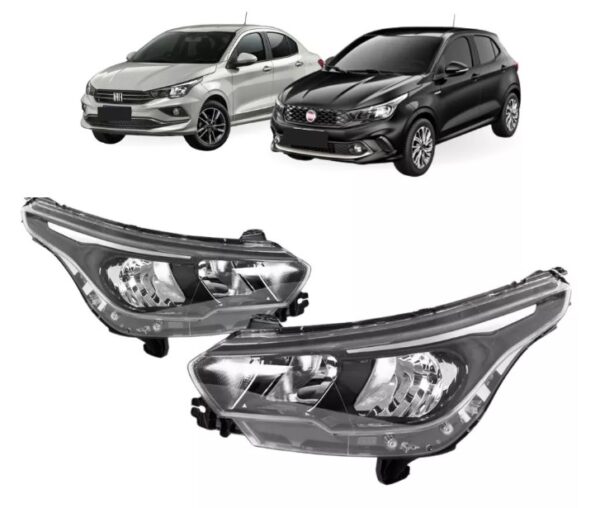 FAROL ARGO/CRONOS 2017 A 2024 M.NEGRA C/LED LE