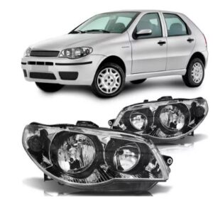 FAROL PALIO 2004 A 2016 MASC CROM C/ARO PRETO LD