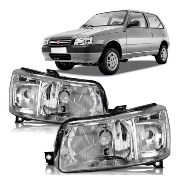 FAROL UNO 2004 A 2013 MASCARA CROMADA LE