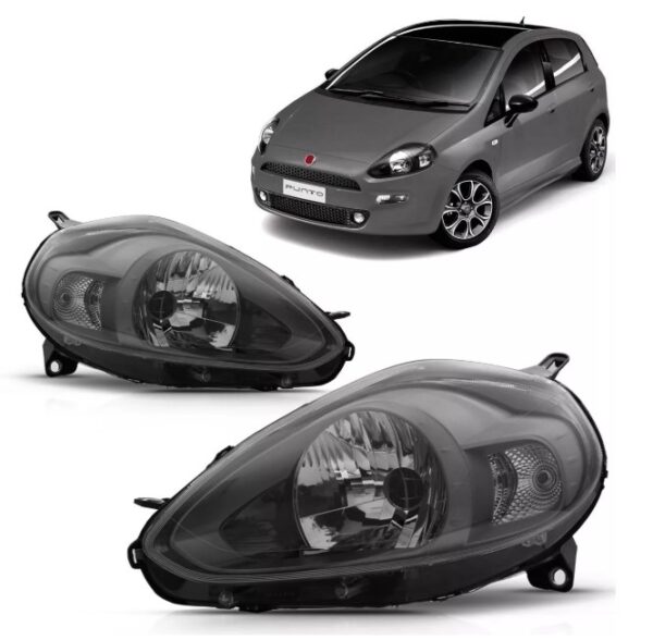 FAROL PUNTO 2012 A 2017 MASCARA CINZA LD