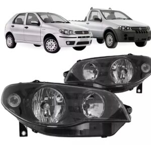 FAROL PALIO 2004 A 2016 MASC PRETA C/ARO NEGRO LE