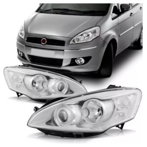 FAROL IDEA 2010 A 2016 MASCARA CROMADA LD