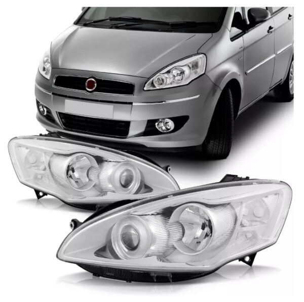 FAROL IDEA 2010 A 2016 MASCARA CROMADA LE