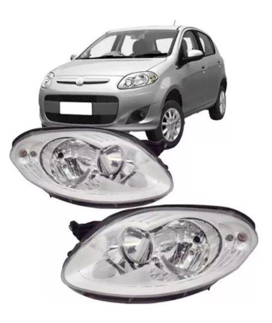 FAROL PALIO ATTRACTIVE 2012 A 2017 MASC CROMADA LD