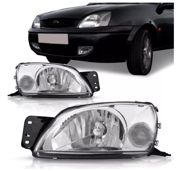 FAROL FIESTA 2000 A 2002 COURIER 2000 A 2010 P.CRISTAL LE