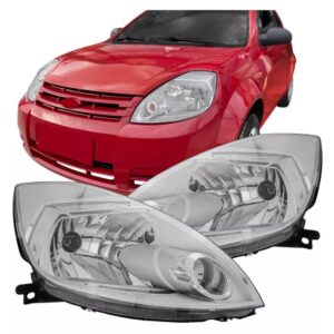 FAROL KA 2008 A 2014 MASCARA CROMADA LE
