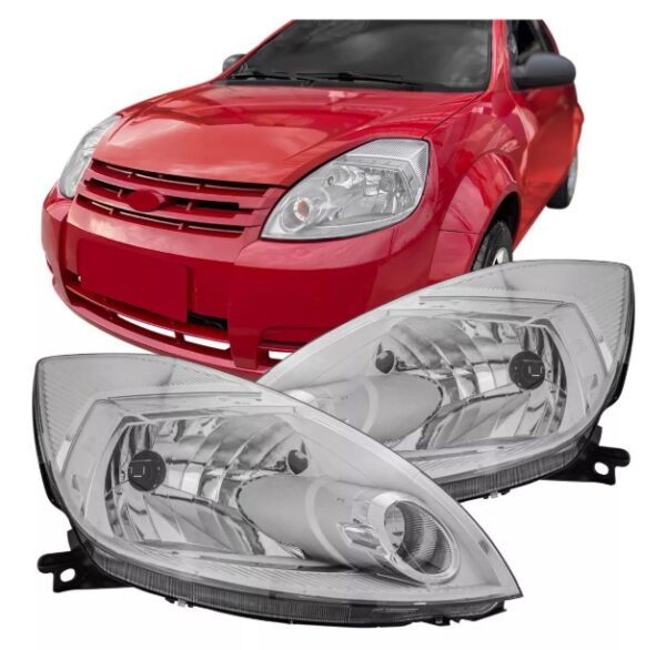 FAROL KA 2008 A 2014 MASCARA CROMADA LE