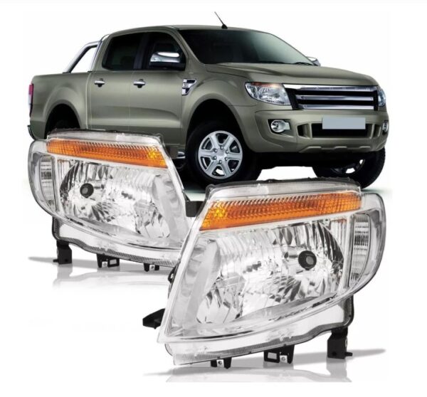FAROL RANGER 2013 A 2016 MASCARA CROMADA LE