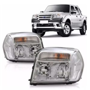 FAROL RANGER 2009 A 2011 MASCARA CROMADA LE