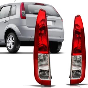 LANTERNA TRASEIRA FIESTA HATCH 08/14 BICOLOR LE