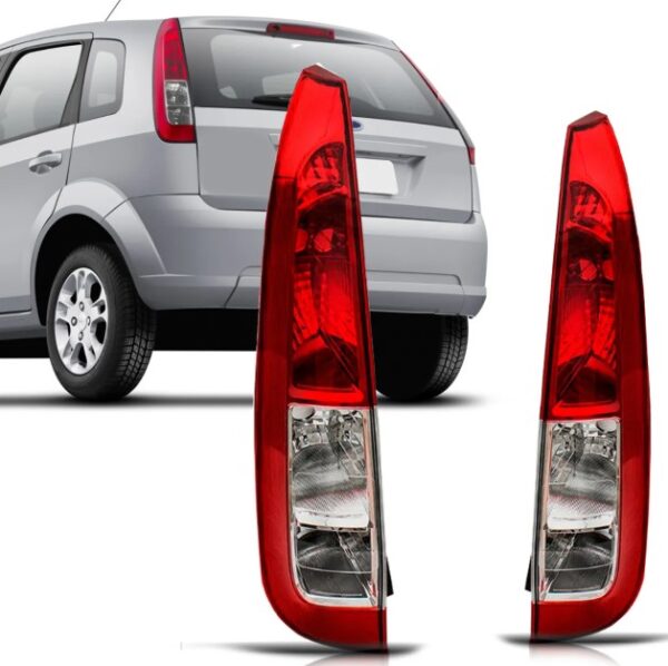 LANTERNA TRASEIRA FIESTA HATCH 08/14 BICOLOR LE