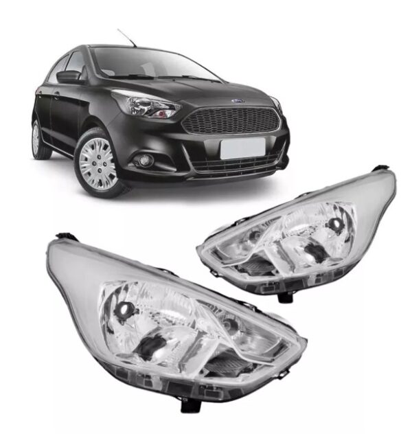 FAROL KA 2019 A 2021 MASCARA CROMADA LD