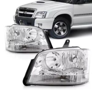 FAROL S10/BLAZER 2001 A 2011 MASCARA CROMADA LD