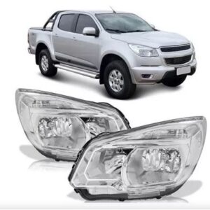 FAROL S10 LT 2012 A 2016 MASCARA CROMADA LE