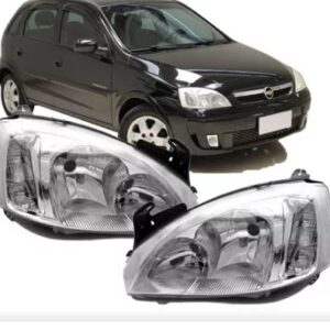 FAROL CORSA 2008 A 2012 MASCARA CROMADA LE
