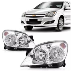 FAROL VECTRA 2010 A 2012 MASCARA CROMADA LE