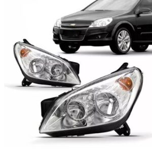 FAROL VECTRA 2006 A 2009 MASCARA CROMADA LE