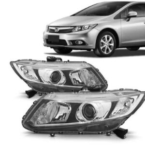 FAROL CIVIC 2012 A 2016 MASCARA NEGRA LD