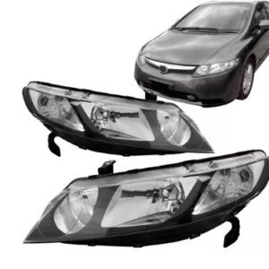 FAROL CIVIC 2006 A 2011 MASCARA NEGRA LD