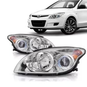 FAROL I30 2008 A 2011 MASCARA CROMADA REG.ELET LE