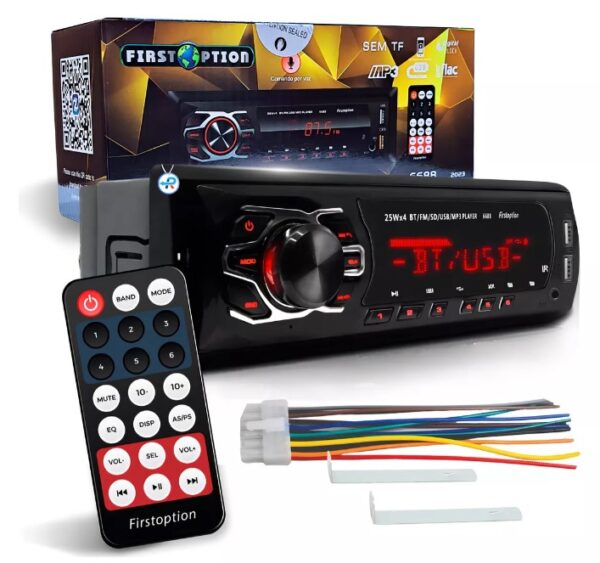 Radio Mp3 Bt 25w X 4 C/cont (2usb)