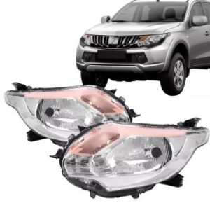 FAROL L200 TRITON 2016 A 2021 MASCARA CROM PISCA AMBAR LE