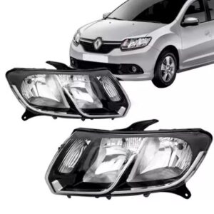FAROL SANDERO 14/19 MASCARA NEGRA LD