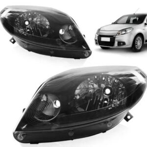 FAROL SANDERO 2012 A 2014 MASCARA NEGRA LE
