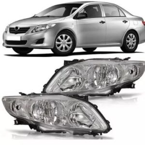FAROL COROLLA 2009 A 2011 MASCARA CROMADA LE