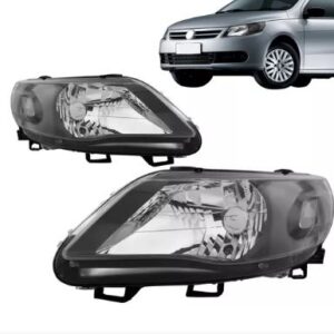 FAROL GOL G5 2009 A 2012 MASCARA NEGRA LE