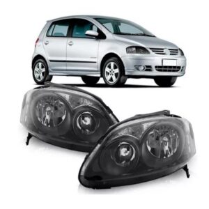 FAROL FOX 2008 A 2010 FOCO DUPLO MASCARA NEGRA LE