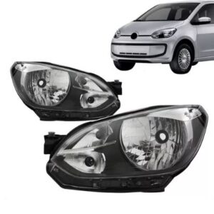 FAROL VW UP 2014 A 2017 MASCARA NEGRA C/FRISO PRETO LE