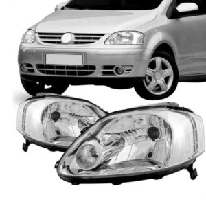 FAROL FOX 2003 A 2009 MASCARA CROMADA LE