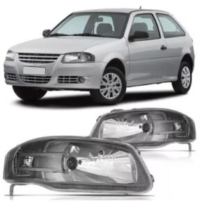 FAROL GOL G4 2005 A 2014 MASCARA CINZA LE