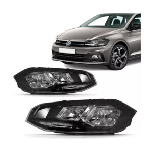 FAROL POLO 18/22 C/FRISO PRETO S/LED Le