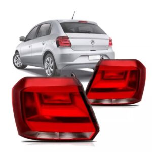 LANTERNA TRASEIRA GOL G7 2016 A 2023 CRISTAL C/BORD FUME LE