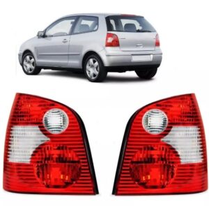 LANTERNA TRASEIRA POLO HATCH 2003 A 2006 BICOLOR LE