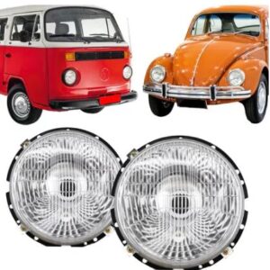 FAROL FUSCA/KOMBI 76/12 LENTE VIDRO